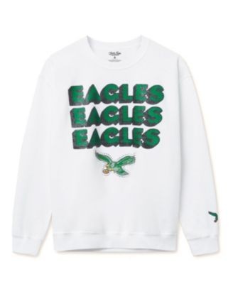 Junk Food Clothing Unisex Nfl Philadelphia Eagles Repeat Bling Flea Market Crew Fleece