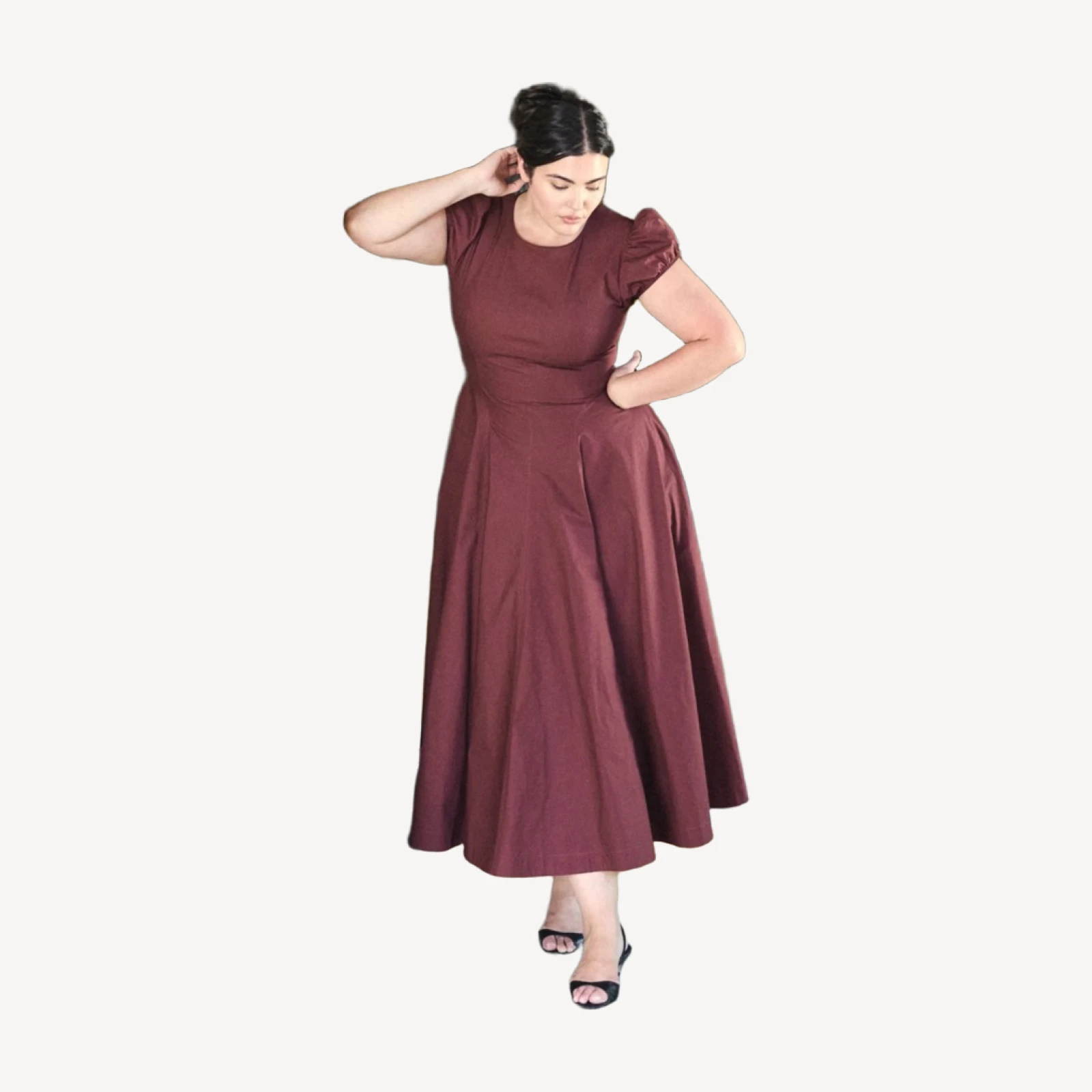 RIVELLE DRESS -- DAHLIA