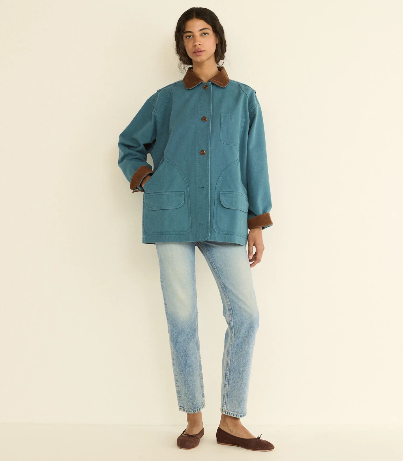 PASCUAL JACKET -- CASPIAN BLUE