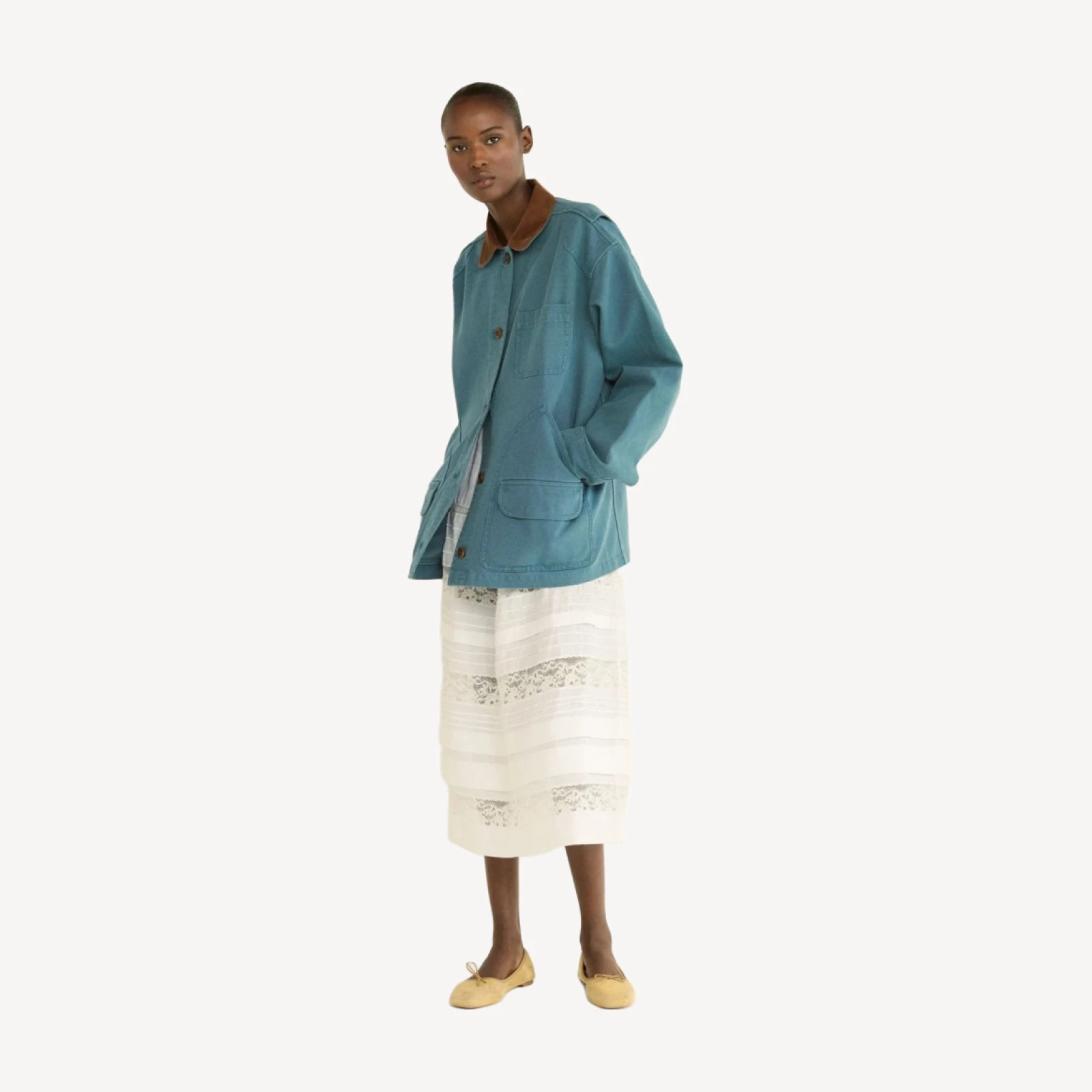 PASCUAL JACKET -- CASPIAN BLUE