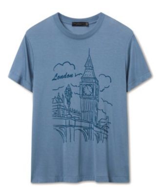 Junk Food Clothing Women's London Big Ben Vintage Tissue Tee