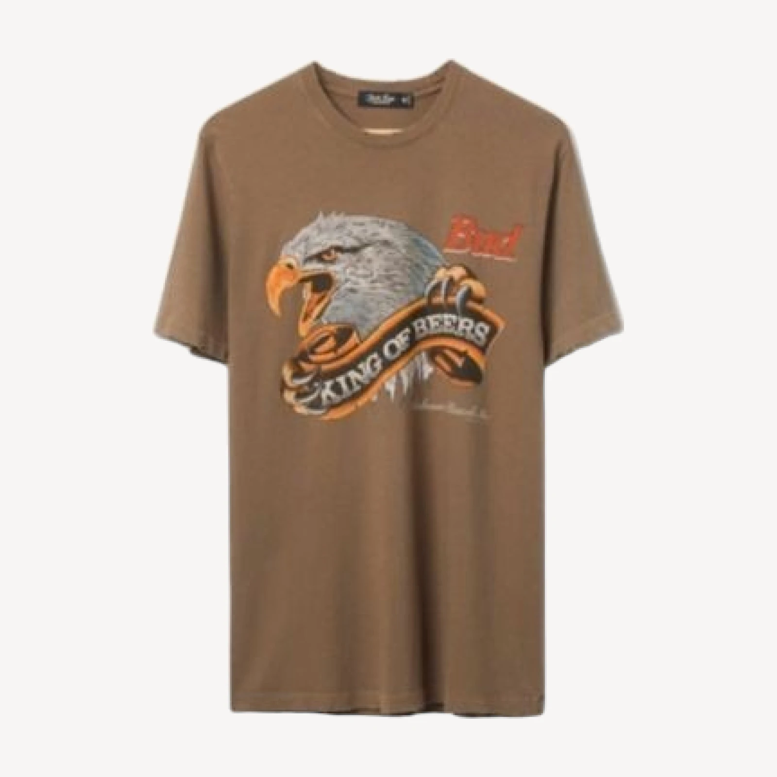 Junk Food Clothing Unisex Budweiser King of Beers Eagle Vintage Tee
