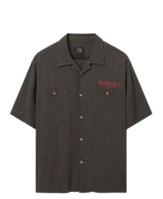 Junk Food Clothing Unisex Budweiser King of Beers Camp Shirt