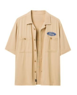 Junk Food Clothing Unisex Ford Mustang Camp Shirt