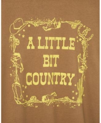 Junk Food Clothing Unisex A Little Bit Country Vintage Tee