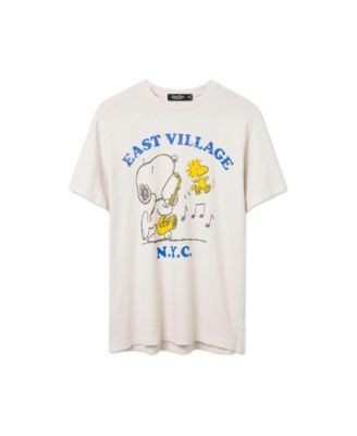 Junk Food Clothing Unisex Snoopy East Village Vintage Tee