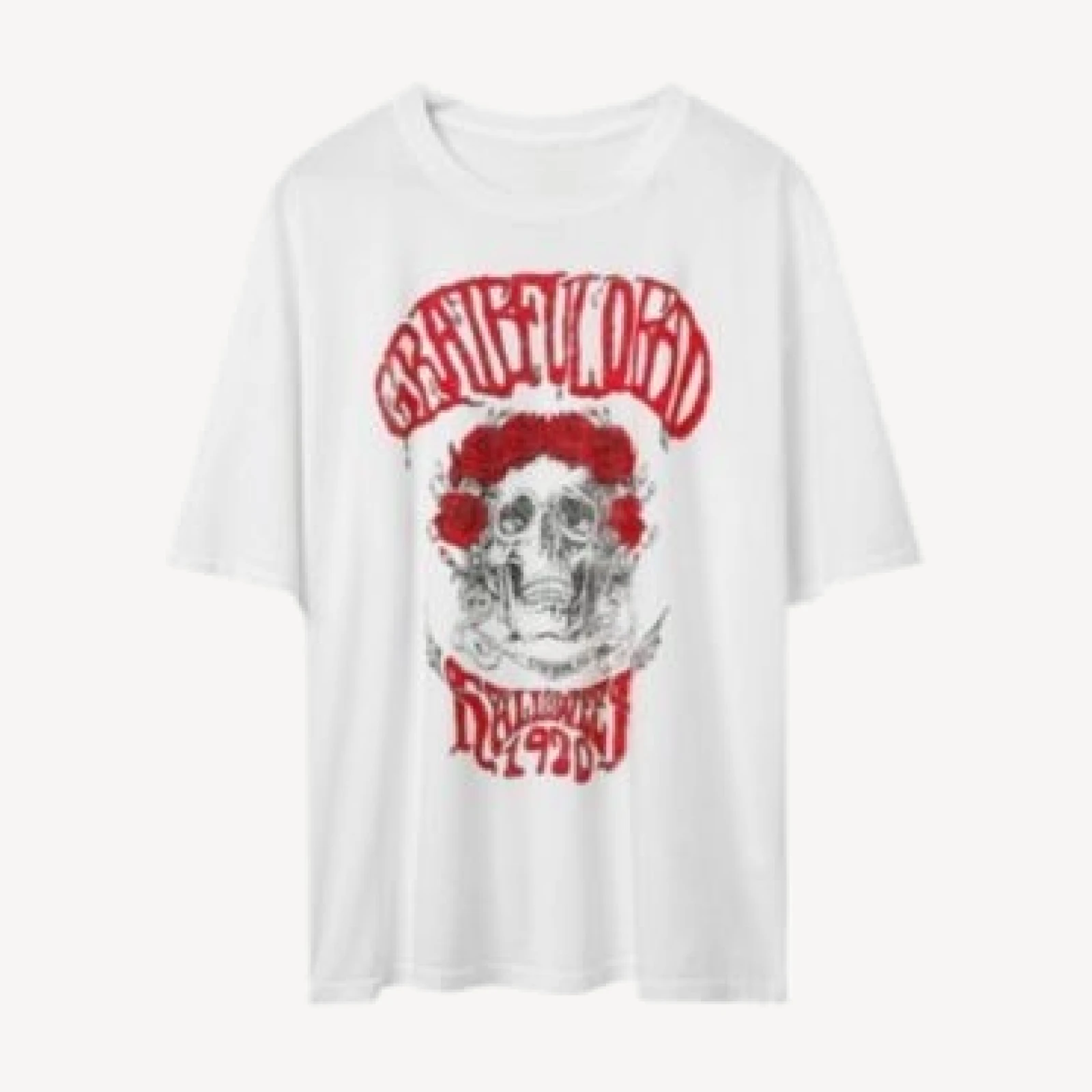 Junk Food Clothing Unisex Grateful Dead Halloween 1970 Oversized Tee