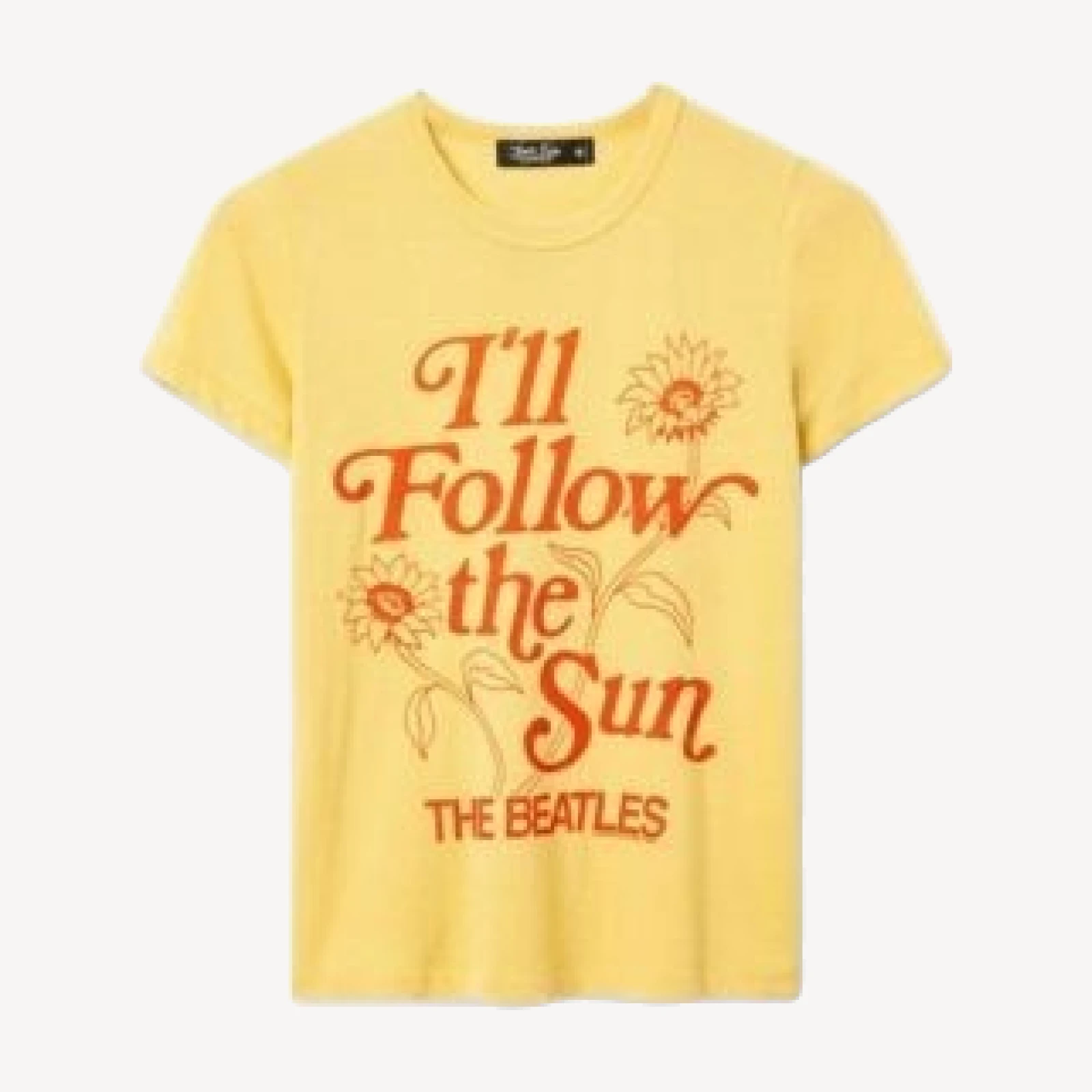 Junk Food Clothing Women's The Beatles I'll Follow the Sun Original Tee