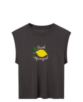 Junk Food Clothing Women's Fresh Squeezed Vintage Tissue Tank