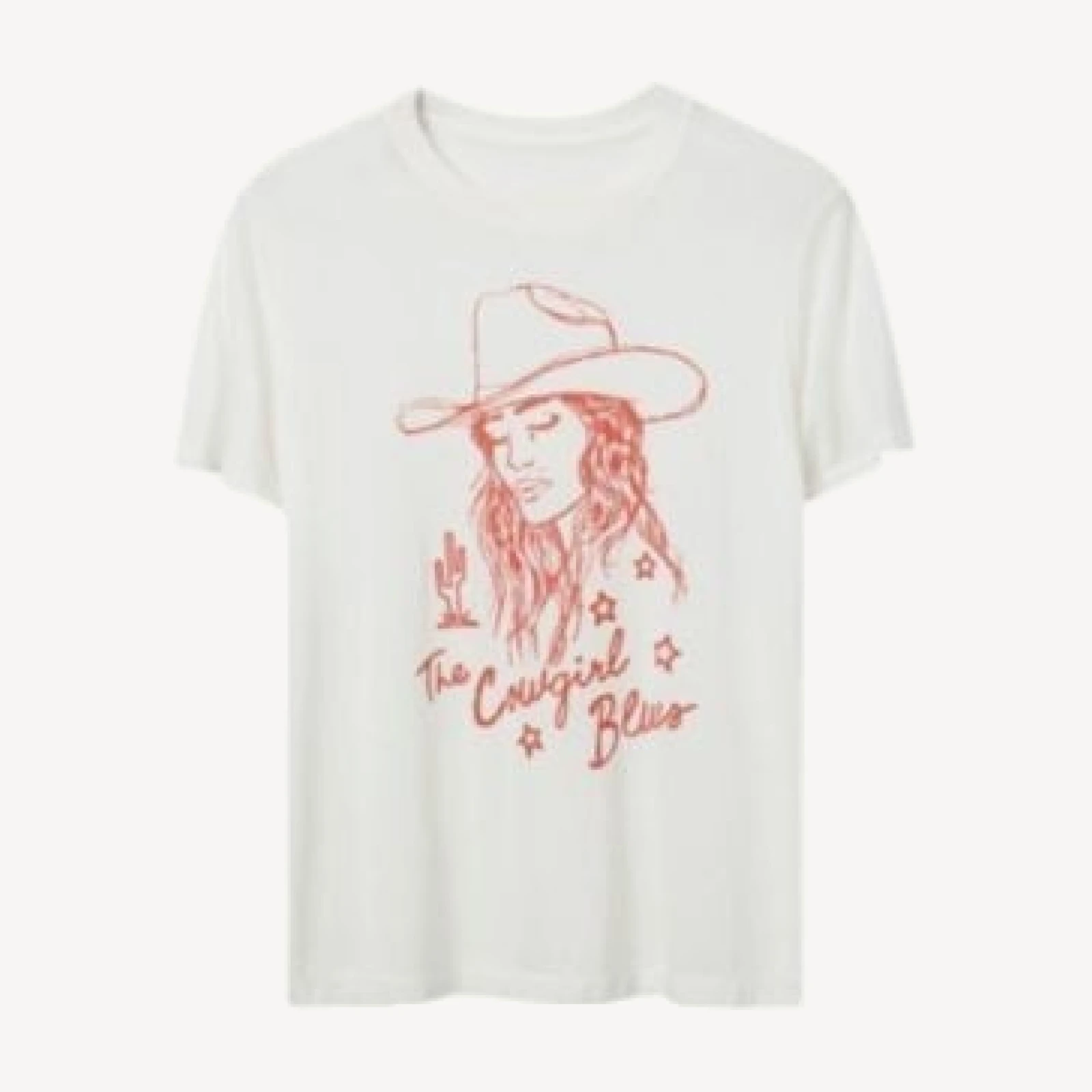 Junk Food Clothing Women's The Cowgirl Blues Vintage Tissue Tee