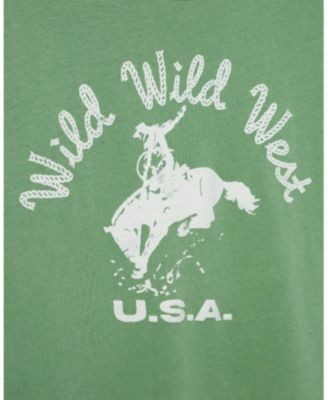 Junk Food Clothing Women's Wild Wild West Vintage Baby Tee