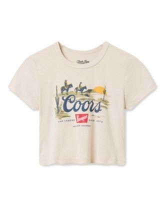 Junk Food Clothing Women's Coors Golden Beer Baby Tee