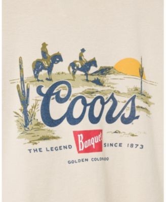 Junk Food Clothing Women's Coors Golden Beer Baby Tee