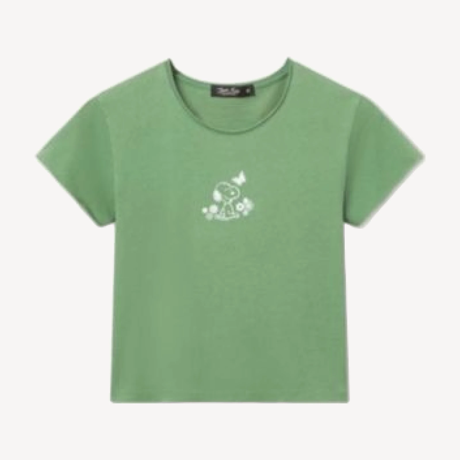 Junk Food Clothing Women's Snoopy Flowers Vintage Baby Tee