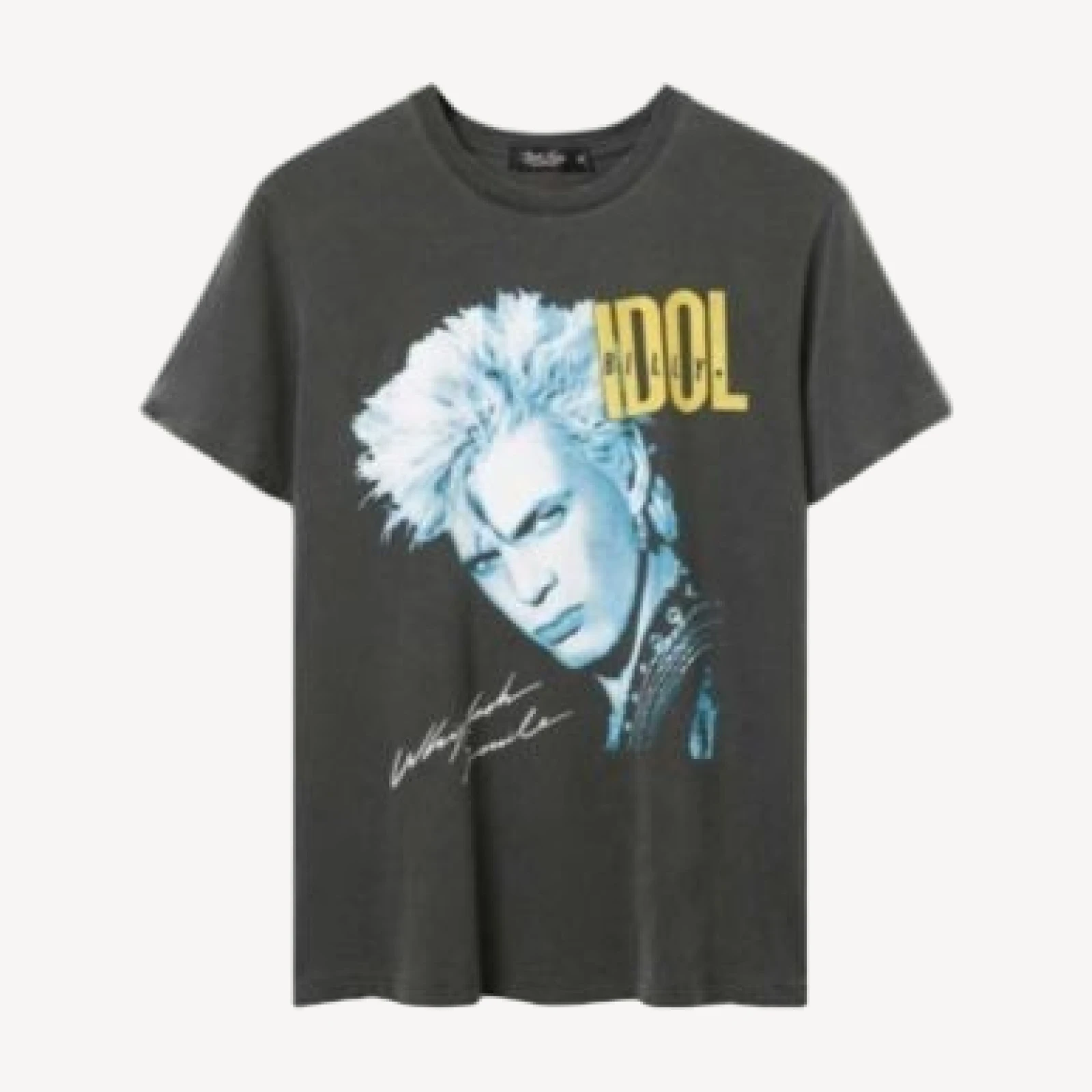 Junk Food Clothing Unisex Billy Idol 1987 North American Tour Vintage Tee