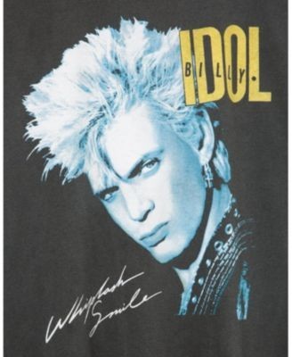 Junk Food Clothing Unisex Billy Idol 1987 North American Tour Vintage Tee