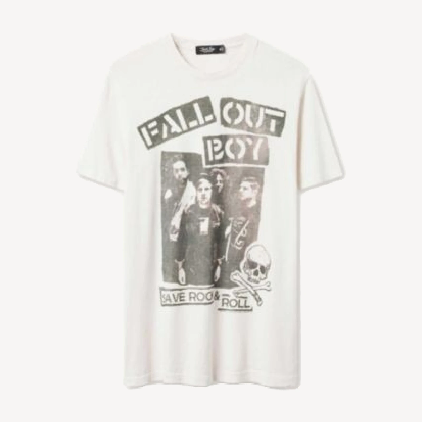 Junk Food Clothing Unisex Fallout Boy Save Rock and Roll Vintage Tee