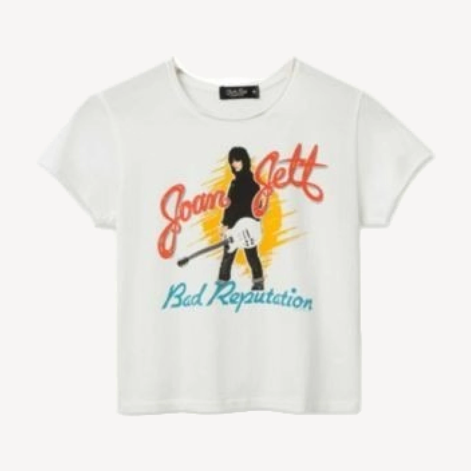 Junk Food Clothing Women's Joan Jett Bad Reputation Vintage Baby Tee