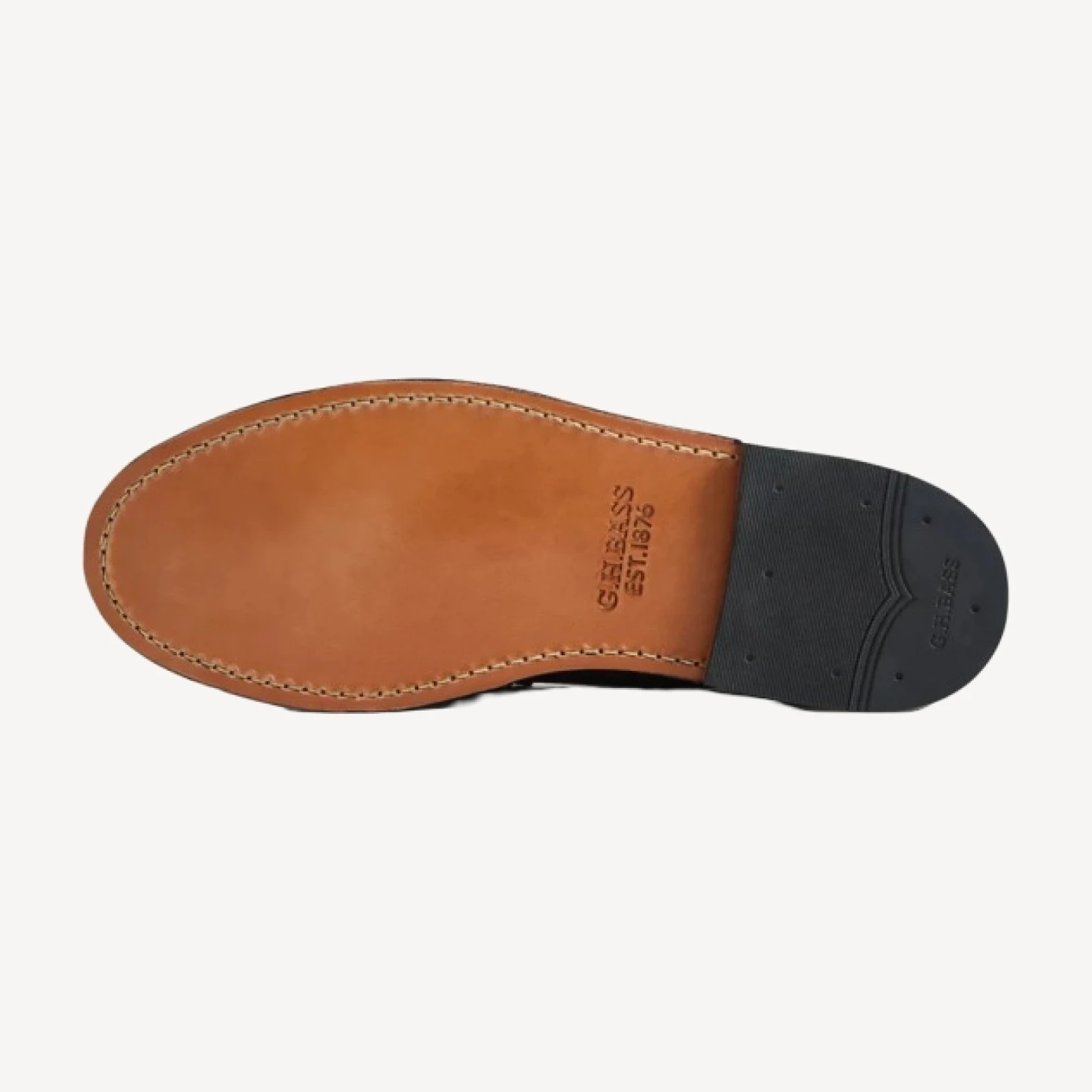 Brown Leather G.H.BASS X Buck Mason Larson Loafer
