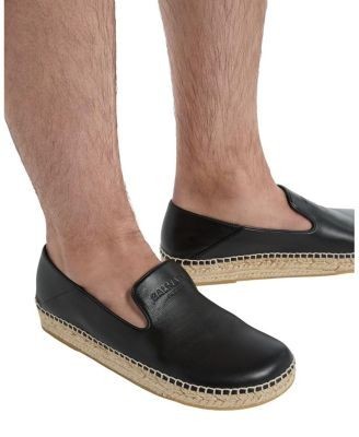 Balmain Smooth Leather Espadrilles