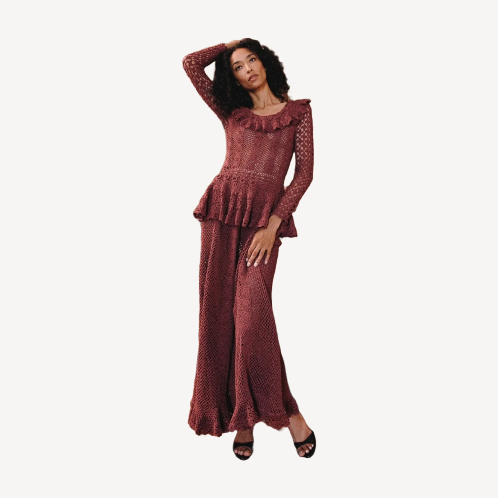 NORÈNE DRESS -- VIEUX ROSE