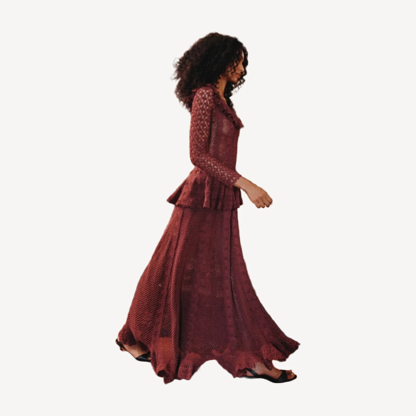 NORÈNE DRESS -- VIEUX ROSE