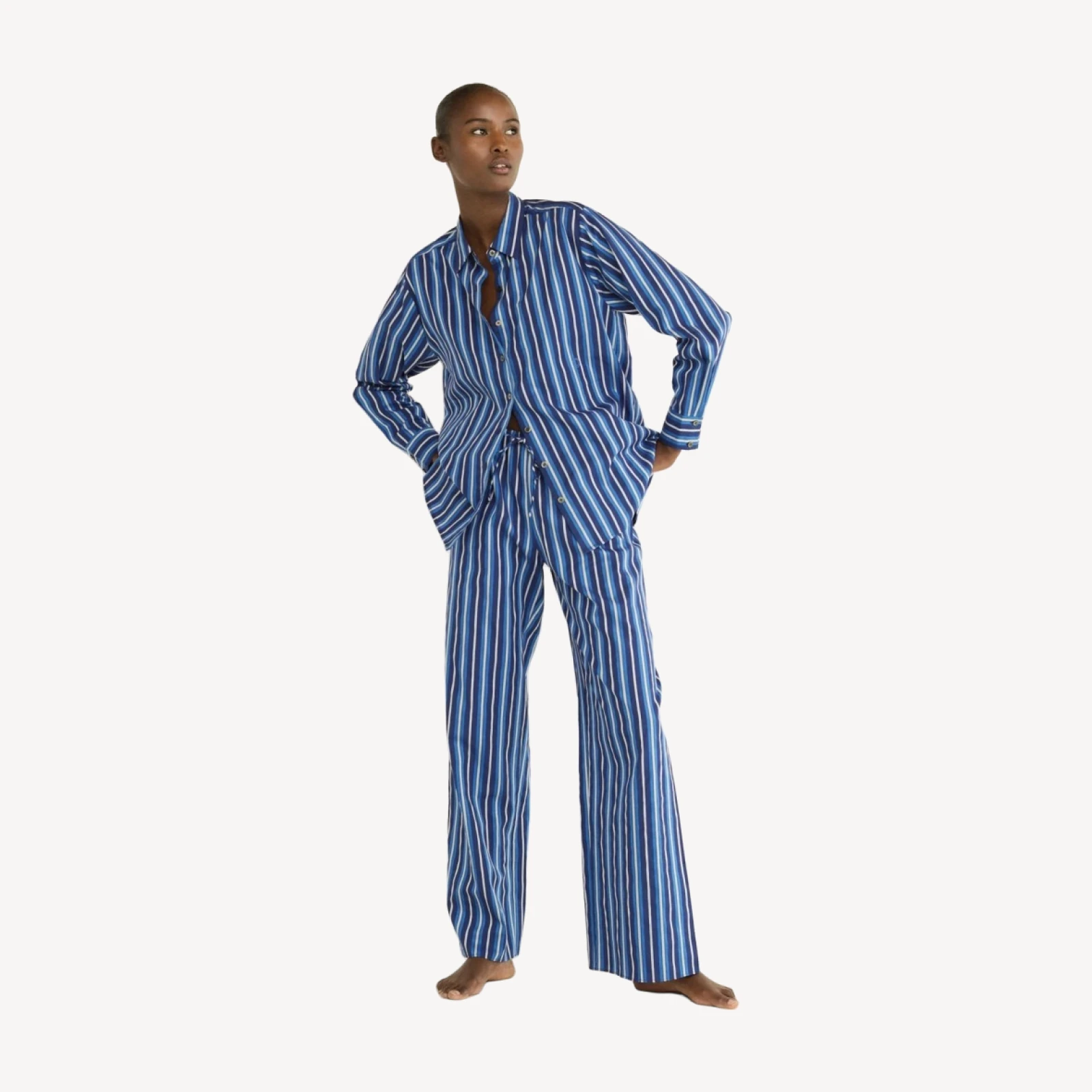 LAVONA DRAWSTRING PANT -- MARCEAU STRIPE