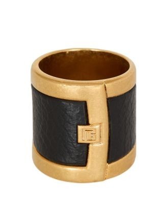 Balmain Anthem Ring in Brass and Resin