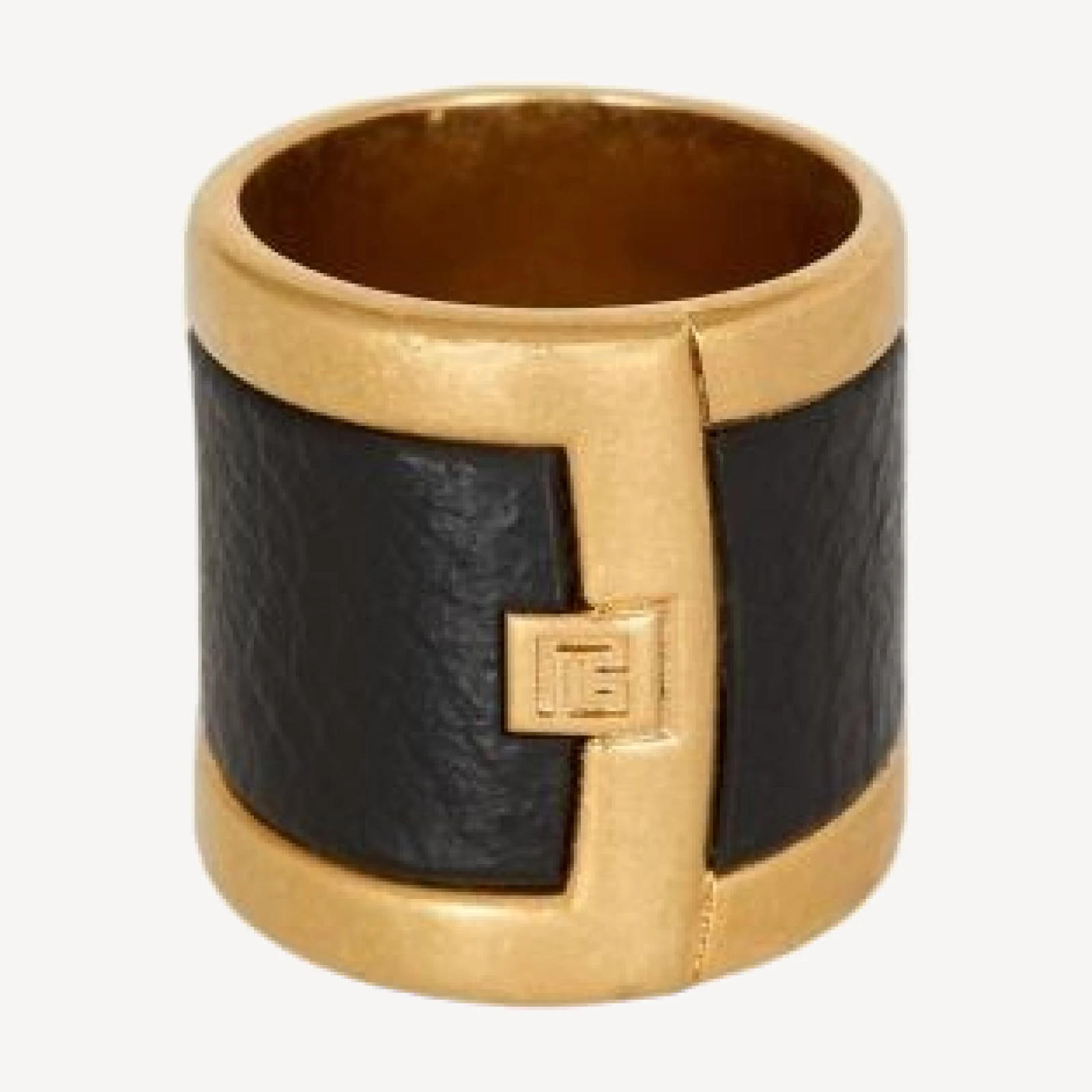 Balmain Anthem Ring in Brass and Resin
