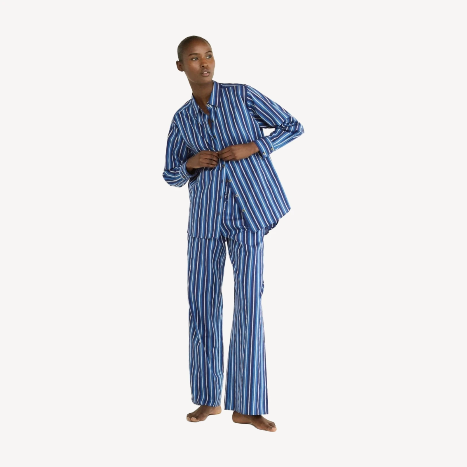 LAVONA DRAWSTRING PANT -- MARCEAU STRIPE