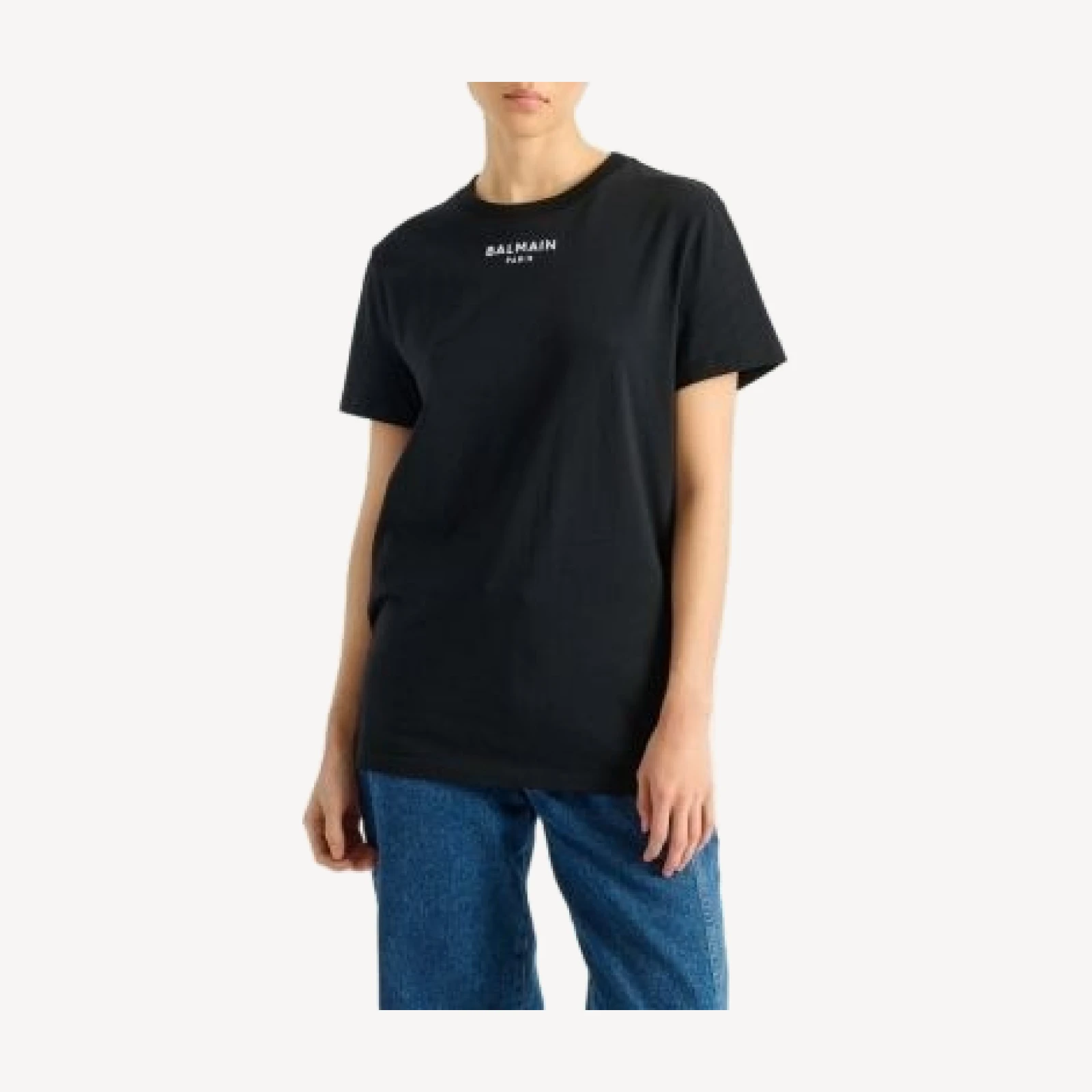 Balmain Embroidered Balmain Paris T-Shirt