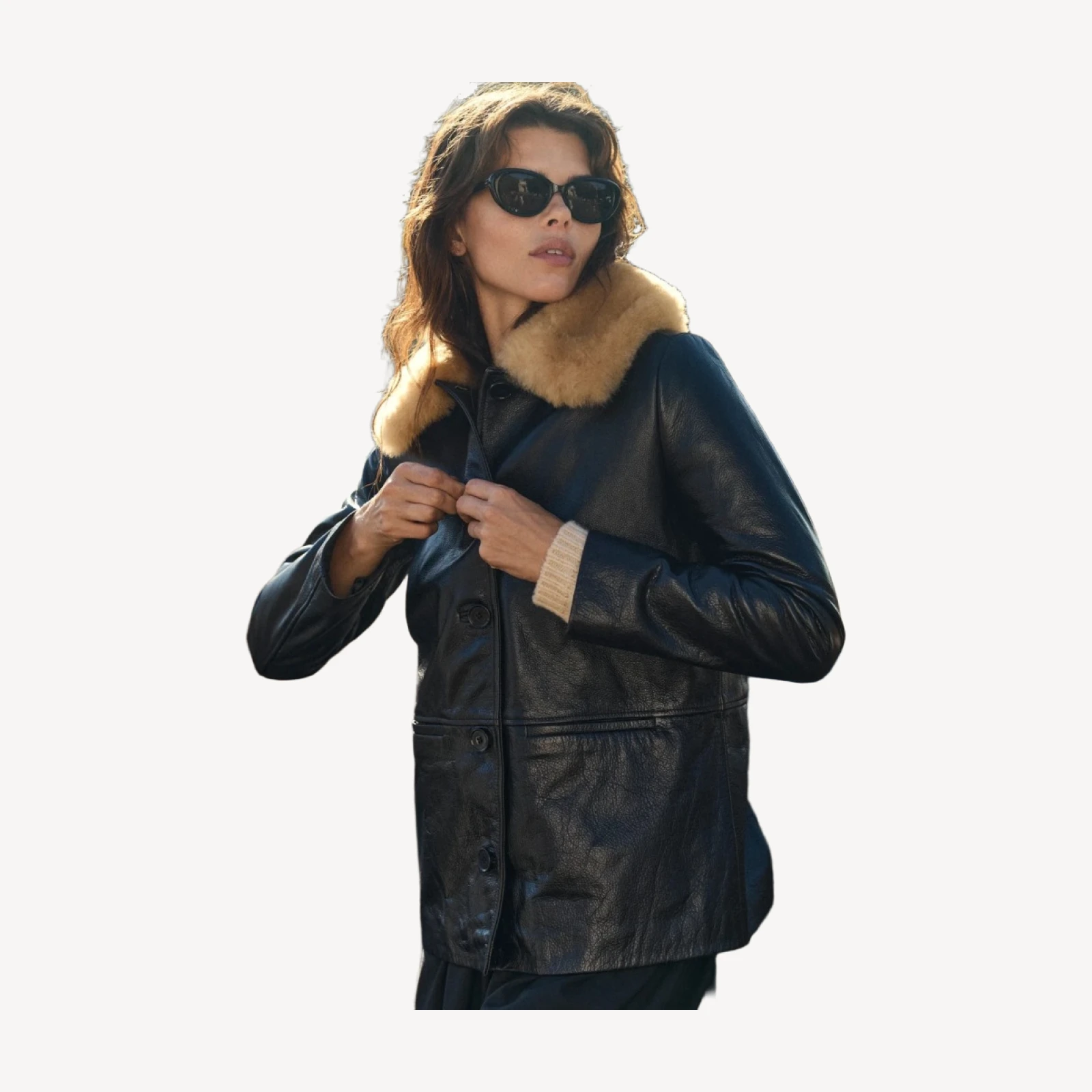 SEVILLE LEATHER JACKET -- BLACK