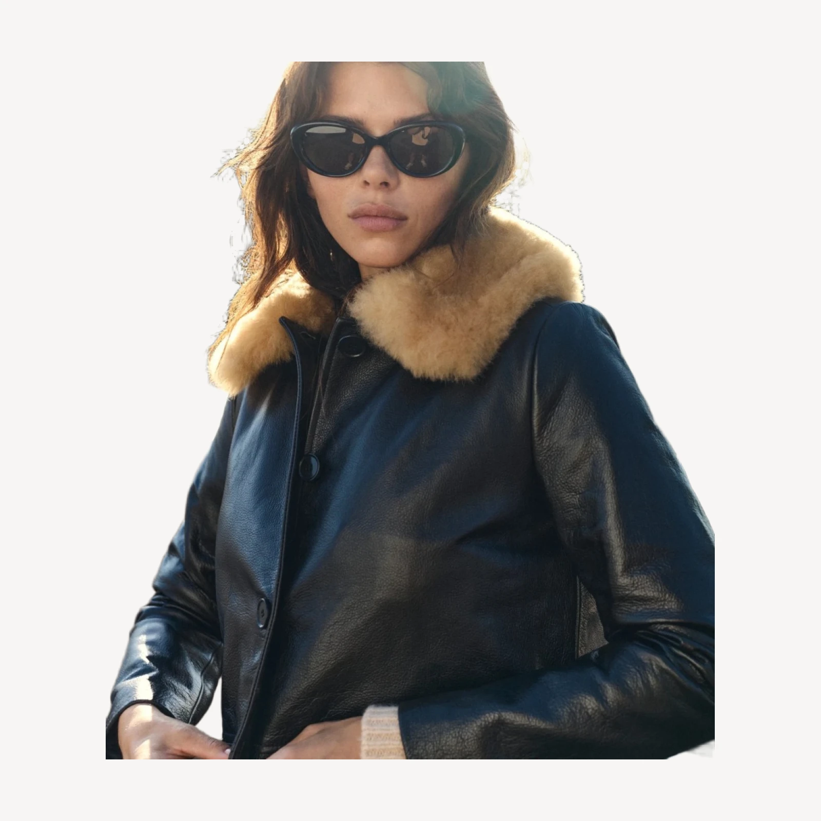 SEVILLE LEATHER JACKET -- BLACK