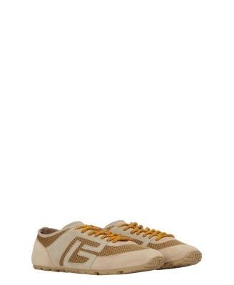 Balmain Racer 45 Trainers in Mesh and Suede Leather