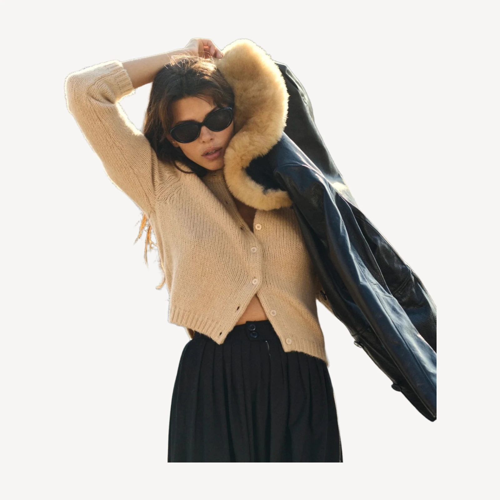 SEVILLE LEATHER JACKET -- BLACK