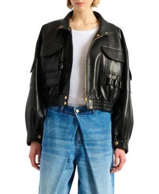 Balmain Lambskin Bomber Jacket
