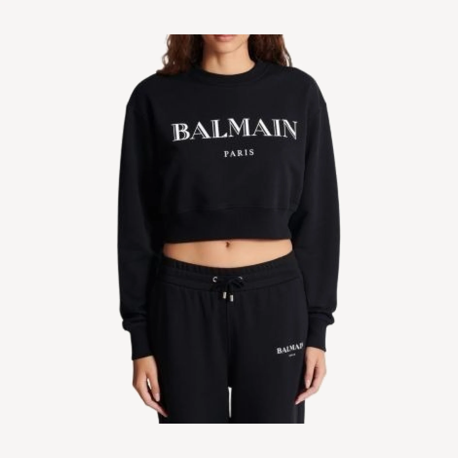 Balmain Printed Balmain Crew-Neck Sweatshirt
