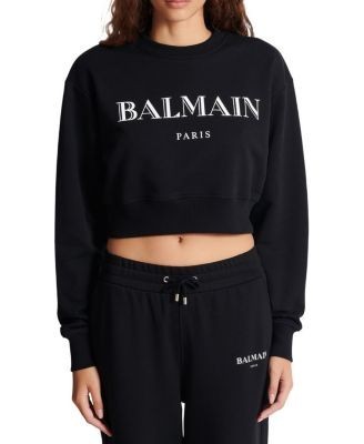 Balmain Printed Balmain Crew-Neck Sweatshirt