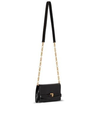 Balmain Shuffle Calfskin Wallet With Chain