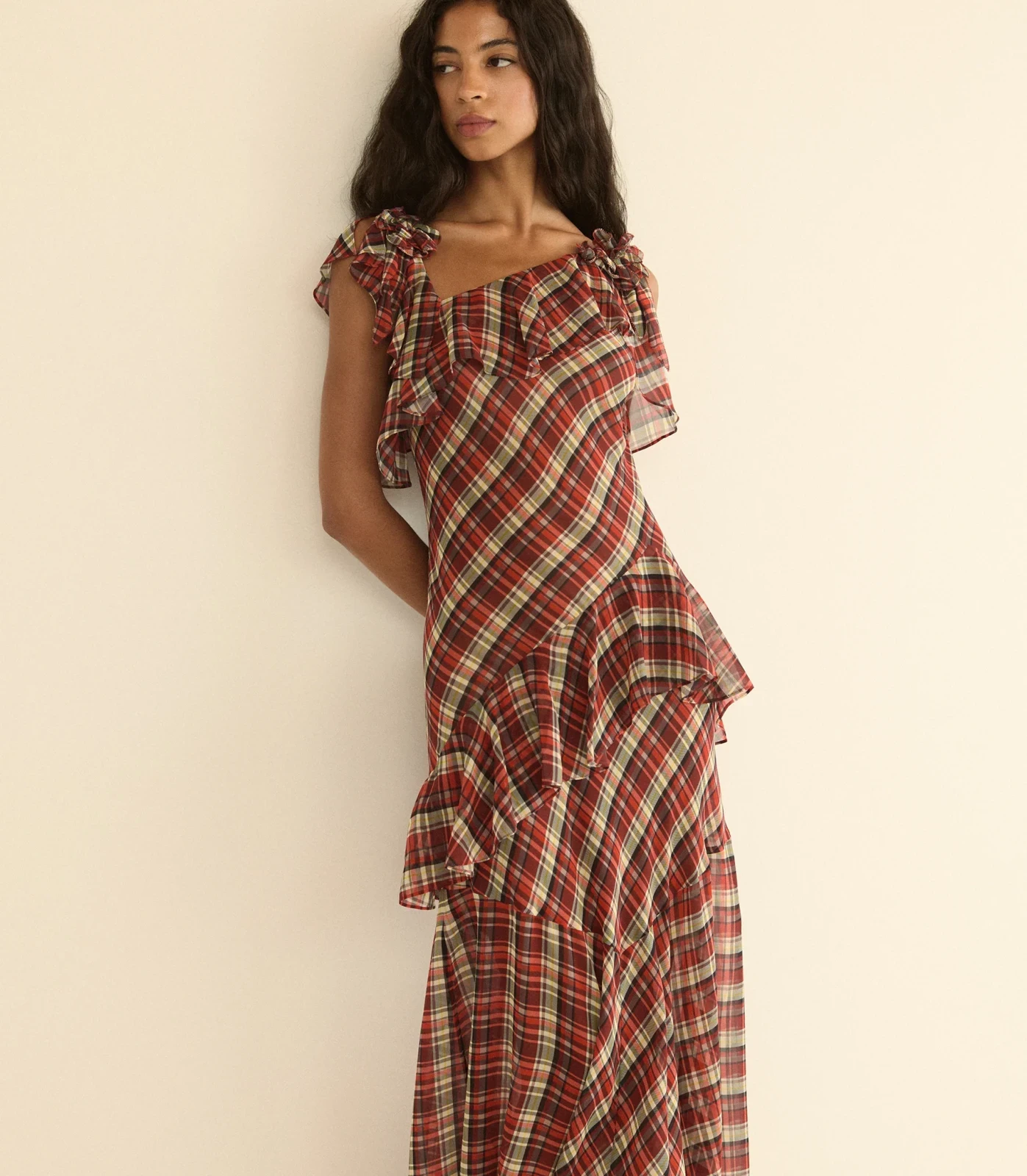 FERNANDA DRESS -- ROSEMERE PLAID