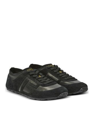Balmain Men's Racer 45 Trainers in Lambskin and Suede