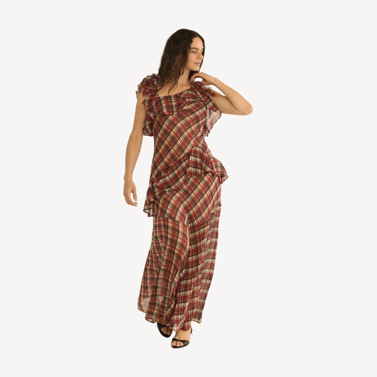 FERNANDA DRESS -- ROSEMERE PLAID