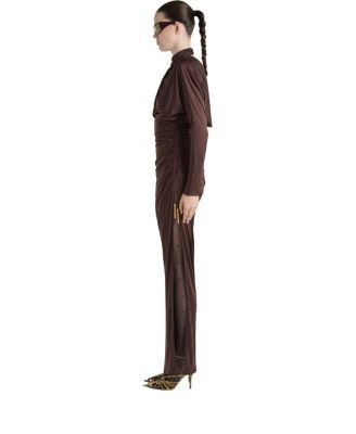 Balmain Long Flowing Jersey Dress