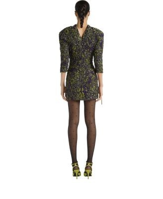 Balmain Cloque Jacquard Dress