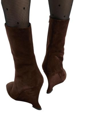 Balmain Women's Wedge Ankle Boots