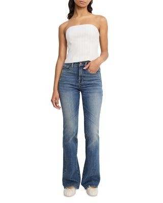 Good American Good Classic Bootcut Jeans in Indigo1128