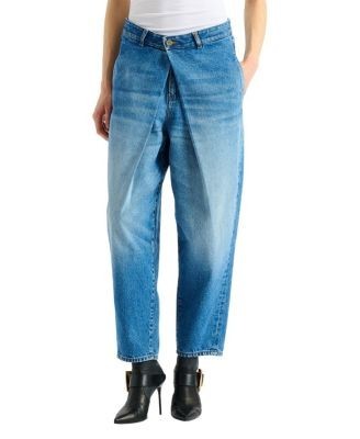 Balmain Denim Barrel-Leg Jeans