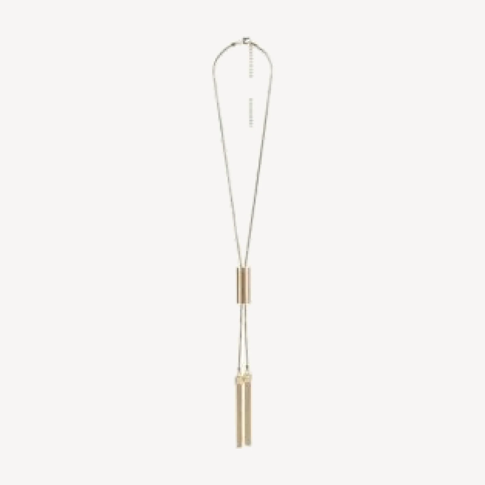 Balmain Long Brass Tassel Necklace