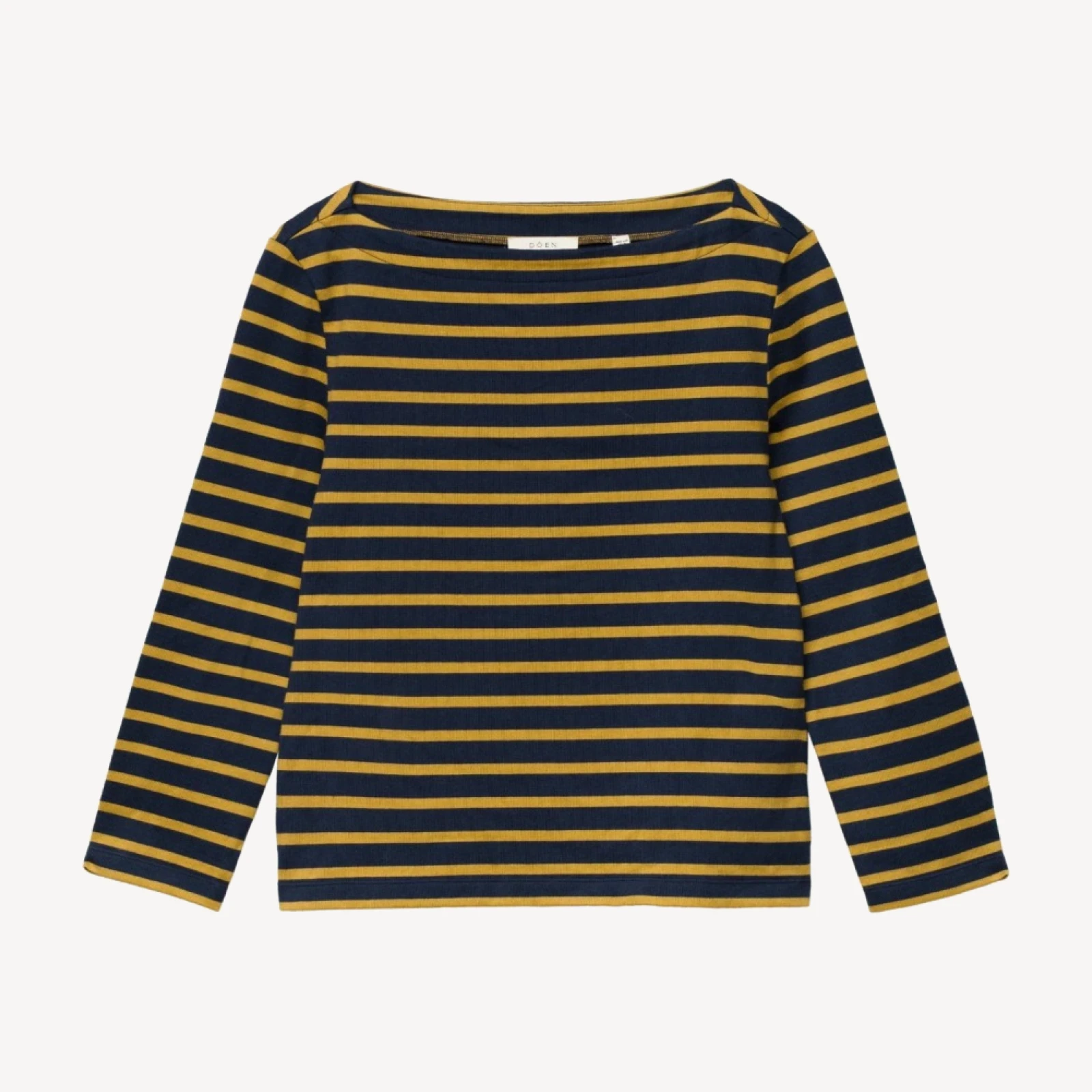 DONNIE TEE -- NAVY BRETON STRIPE