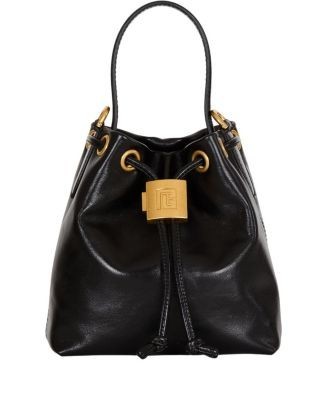 Balmain Pulse Bucket Bag in Smooth Leather